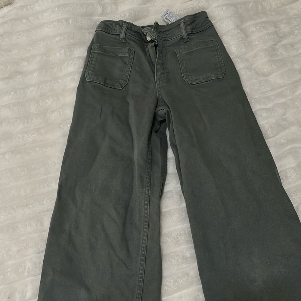 kids zara green marine jeans